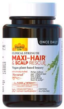 Country Life Maxi-Hair & Scalp Rescue Спасение кожи головы 30 веганских капсул
