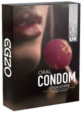 Оральные презервативы EGZO Chocolate со вкусом шоколада