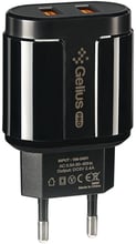 Gelius USB Wall Charger 2xUSB Pro Avangard 2.4A Black (GP-HC06)