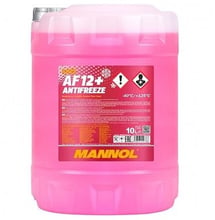 Антифриз Mannol 4012 Longlife Antifreeze AF12+ -40°C готовый красный раствор, 10л (MN4012-10)