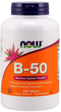 NOW Foods Vitamin B-50 250 TABS Витамин B-50