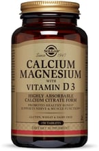 Solgar Calcium Magnesium with Vitamin D3, 300 Tab Кальций, магний, витамин D3
