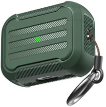 Чехол для наушников AhaStyle Rugged Protective with strap Midnight Green (X003KE4A7N) for AirPods Pro 2