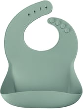 Нагрудник MinikOiOi Basics силиконовый River Green (101020058)