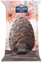 Праздничный кекс Ore Liete глазированный с шоколадной посыпкой 100 г (8032755325536)