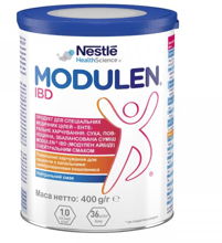 Сухая лечебная гипоаллергенная смесь Nestle Modulen Modulen IBD 400г (7613038772844)