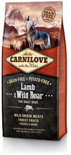 Сухий корм для дорослих собак Carnilove Lamb & Wild Boar 12 кг (8595602508921) (Корм для собак) (78098656)