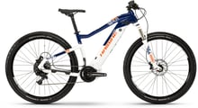 Велосипед Haibike SDURO HardNine 5.0 i500Wh NX 19 HB YCS, рама M, біло-синьо-помаранчевий, 2019