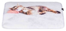 Матрац Trixie Nani 40х30 см сірий з кішкою (4057589371263)