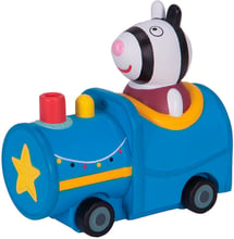 Мини-машинка Peppa Pig Когда я вырасту Зебра Зоя в поезде (95789)