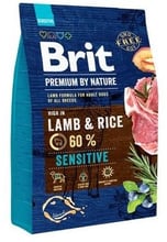 Сухой корм Brit Premium Dog Sensitive Lamb для собак 3 кг (8595602526628)