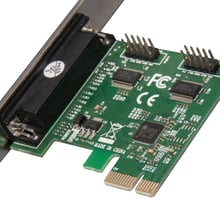 Frime PCI-E x1 to RS232+LPT (2 порта RS232 + 1порт LPT), ASIX AX99100 (ECF-PCIto2S1PAX99100.LP)