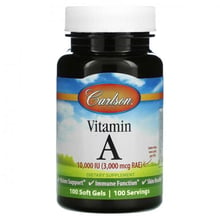 Carlson Labs Vitamin A Витамин А 10000 МЕ 100 капсул