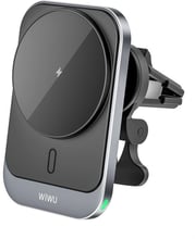 WIWU Car Holder Air Ven Mount MagSafe CH-314 Black 15W для iPhone 15 I 14 I 13 I 12 series