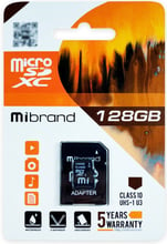 Mibrand 128GB microSDXC UHS-I U3 + adapter (MICDHU3/128GB-A)
