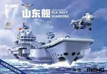 Військовий корабель Meng PLA Navy Shandong (Мультяшна модель)