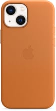 Apple Leather Case with MagSafe Golden Brown (MM103) for iPhone 13 UA
