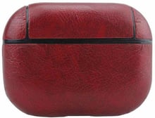 Чехол для наушников Fashion Leather Case Red for Apple AirPods Pro