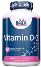 Haya Labs Vitamin D-3 5000 IU Витамин Д3 250 таблеток