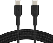 Belkin Cable USB-С to USB-С Braided 1m Black (CAB004BT1MBK)