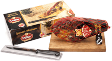 Хамон Міні Villar 1 кг срок выдержки 26 мес в подарочной упаковке+ хамонера+нож (8421906533133)