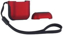 Чохол для навушників COTEetCI AP8 Armor Case with Belt Red / Black (CS8123-RB) for Apple AirPods