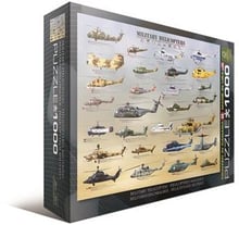 Пазл EuroGraphics "Военные вертолеты", 1000 элементов (6000-0088)