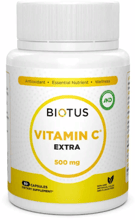 Biotus Vitamin C Extra 500 mg Витамин С Экстра 60 капсул