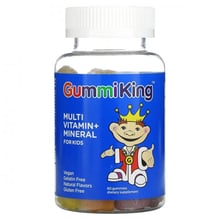 GummiKing Multi Vitamin + Mineral For Kids Мультивитамины и микроэлементы для детей 60 жевательных таблеток