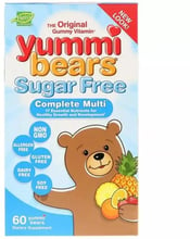 Hero Nutritional Products Yummi Bears Мультивітамінний комплекс для дітей 60 мармеладних ведмедиків
