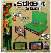 Игровой набор для анимационного творчества Stikbot S1 – Студия Z-Screen (2 экскл. фиг.,штатив,сцена)