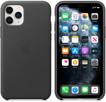Apple Leather Case Black (MWYE2) for iPhone 11 Pro