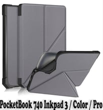 BeCover Ultra Slim Origami Gray for PocketBook 740 Inkpad 3/Color/Pro (707455)