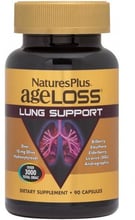 Natures Plus AgeLoss lung support Комплекс для поддержки легких 90 капсул