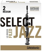 Трости D`ADDARIO RSF10SSX2M Select Jazz - Soprano Sax 2M (1 шт.)
