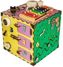 Развивающая игрушка Бизикуб Temple Group Разноцветный 30х30х30 см (TG200123)