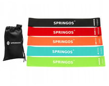 Springos Mini Power Band резинка для фитнеса 5 шт 1-25 кг (PB0012)