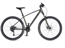 Велосипед AUTHOR (2023) Pegas 27.5", рама 17", серебристый (неоново-желтый)/серебристый (2023107)