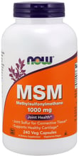 NOW Foods MSM 1000 mg Veg Capsules 240 caps