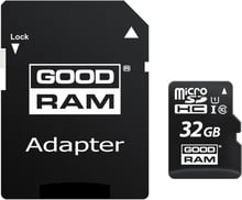 GOODRAM 32GB microSDHC Class 10 UHS-I U1 + adapter (M1AA-0320R12)