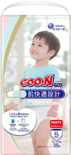 Подгузники Goo.N PlusPlus для детей 12-20 кг (размер XL, на липучках, унисекс, 38 шт.)