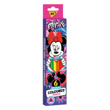 Карандаши цветные YES 6 цветов Minnie Mouse (290650)
