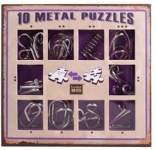 10 Metal Puzzle Violet Фиолетовый набор