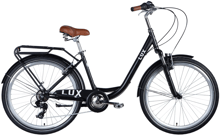 Велосипед 26" Dorozhnik LUX AM 2024 (черный (м)) (OPS-D-26-246)