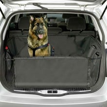 Защитная накидка Flamingo Car Safe Deluxe в багажник авто для собак, нейлон 165x126 см черная (5331473)