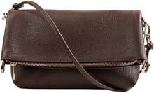 Женская сумка через плечо Vito Torelli коричневая (VT-1008-taype)