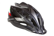 Шлем велосипедный с козырьком CIGNA WT-036 черный