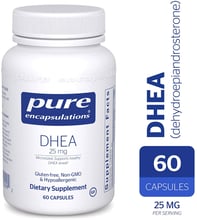 Pure Encapsulations DHEA 25 mg 60 caps ДГЭА (дегидроэпиандростерон) (PE-00099)