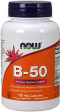 NOW Foods Vitamin B-50 mg Veg Capsules 100 caps