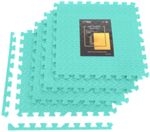 4FIZJO Mat Puzzle EVA пазл (ласточкин хвост) 120 x 120 x 1 cм XR-0234 Mint